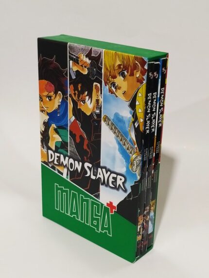 مانگا پلاس انگلیسی Demon Slayer جلدی 1 تا 3 با قاب