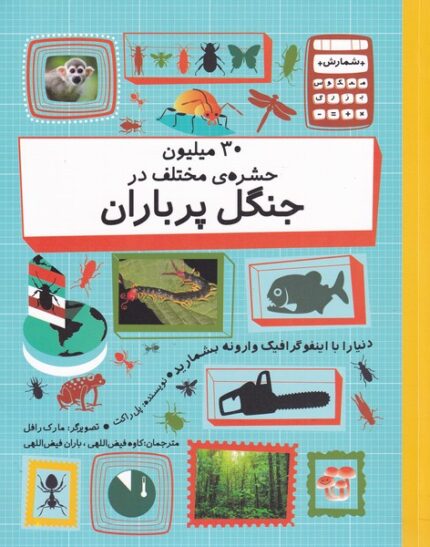 30 میلیون حشره‌ی مختلف در جنگل پرباران