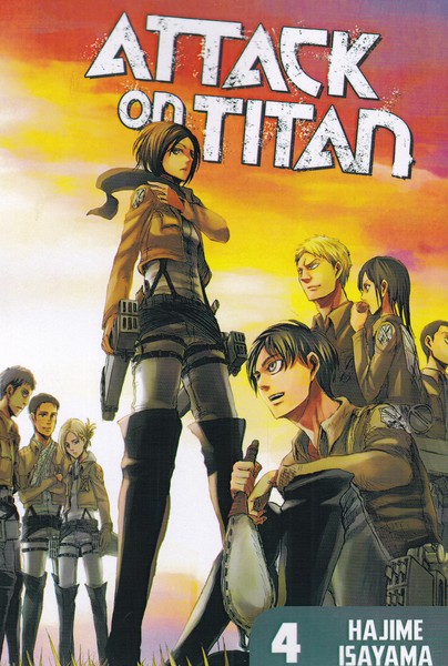 مجموعه مانگا Attack on Titan 4